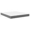 vidaXL Bed Mattress with Mattress Light Grey 180 x 200 cm Fabric