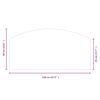 vidaXL Fireplace Glass Plate 120x60 cm