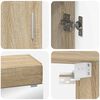 vidaXL Bathroom Furniture Set TULUM Sonoma Oak Engineered Wood