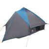 vidaXL Teepee Tent with Roof Blue and Grey 567 x 470 x 242 cm