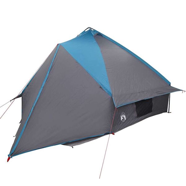 vidaXL Teepee Tent with Roof Blue and Grey 567 x 470 x 242 cm