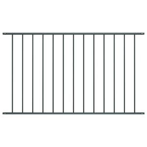 vidaXL Fence Panel "Woerden" Powder-coated Steel 163x75 cm Anthracite