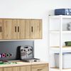vidaXL Garage Wall Cabinet Artisan Oak Engineered Wood