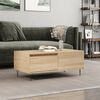 vidaXL Coffee Table Sonoma Oak 90x50x36.5 cm Engineered Wood