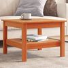 vidaXL Coffee Table Wax Brown 55x55x40 cm Solid Wood Pine