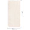 vidaXL Soft Pile Rug Anti-slip 115x170 cm Beige