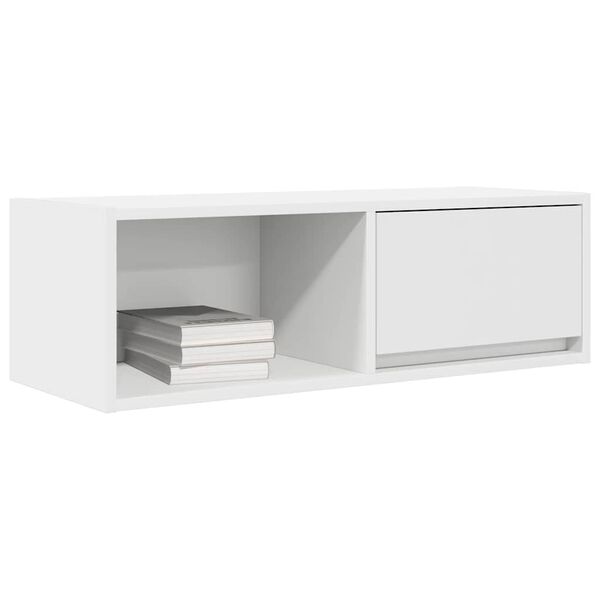 vidaXL TV Cabinets 2 pcs White 80x31x25.5 cm Engineered Wood