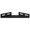 vidaXL Corner Bracket 12 pcs Black 138.5 x 50.5 x 16 mm Iron