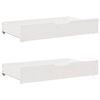 vidaXL Daybed with Drawers without Mattress White 90x200 cm Solid Wood