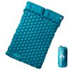 vidaXL Self Inflating Camping Mattress with Pillows 2-Person Blue