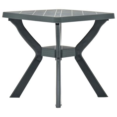 vidaXL Bistro Table Green 70x70x72 cm Plastic