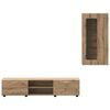 vidaXL TV Cabinet Set with Drawer FLORIN Artisan Oak Engineered Wood