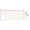 vidaXL Retractable Awning Cream 400x150 cm Fabric and Steel