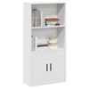 vidaXL Bookcase White 60x24x120 cm Engineered Wood