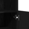 vidaXL LED Sideboard Black 60 x 37 x 100 cm Engineered Wood