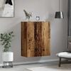 vidaXL Wall Cabinet Old Wood 69.5 x 34 x 90 cm Engineered Wood
