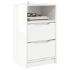 vidaXL Bedside Tables 2 pcs High Gloss White 40 x 30 x 467 cm
