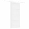 vidaXL Sliding Door 93 x 211 cm Engineered Wood White