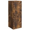 vidaXL Wall-Mounted Cabinet Smoked Oak 33 x 34.5 x 90 cm