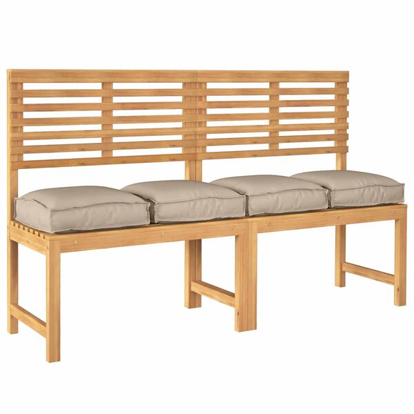 vidaXL Cushion 4 pcs Taupe 40 x 40 x 8 cm Oxford Fabric