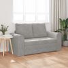 vidaXL Folding Sofa Bed Light Grey 148 x 71 x 83 cm Velvet