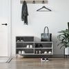 vidaXL Shoe Cabinet Concrete Grey 102x36x60 cm Engineered Wood