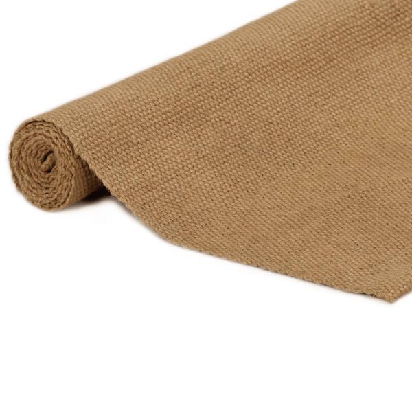 vidaXL Rug 180x250 cm Jute Rectangular