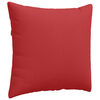vidaXL Sofa Pillows 2 pcs Red 45 x 45 cm Fabric