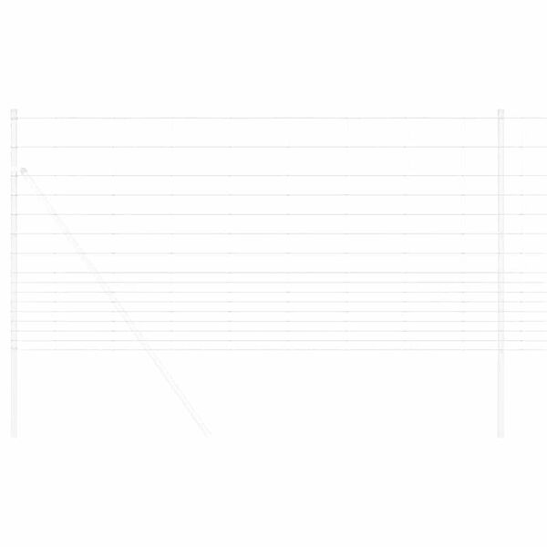 vidaXL Field Fence Silver 25 x 1.2 m Galvanised steel