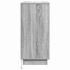 vidaXL Bedside Cabinet Grey 71 x 34.5 x 75 cm Engineered wood