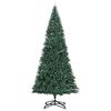 vidaXL Artificial Pre-lit Christmas Tree with Stand Green 500 cm PVC