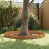 vidaXL Lawn Edgings 10 pcs Rusty 103 x 0.05 x 22 cm Weathering Steel