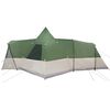vidaXL Teepee Tent with Roof with Storage Green 720 x 465 x 295 cm