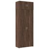 vidaXL Storage Cabinet Brown Oak 80x42.5x225 cm Engineered Wood