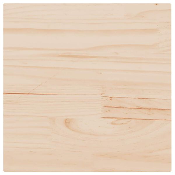 vidaXL Table Top 50x50x2.5 cm Square Solid Wood Pine