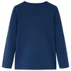 Kids' T-shirt with Long Sleeves Navy Blue 140