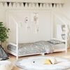 vidaXL Kids Bed Frame White 90x190 cm Solid Wood Pine