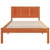 vidaXL Bed Frame Brown 75 x 190 cm Solid Pine wood