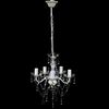 vidaXL Chandelier 5 Bulbs Transparent