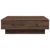 vidaXL Coffee Table Brown oak 90x90x28 cm Engineered Wood