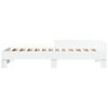 vidaXL Bed Frame without Mattress White 90x190 cm Single Engineered Wood