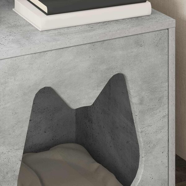 vidaXL Cat House Concerte 42.5 x 40 x 53.5 cm Engineered Wood