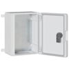 vidaXL Control Cabinet Grey 18 x 13 x 24 cm ABS Plastic