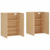 vidaXL Wall Mounted Cabinets 2 pcs Sonoma Oak 69.5x34x90 cm