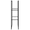 vidaXL Firewood Rack Black 55x30x116 cm Steel