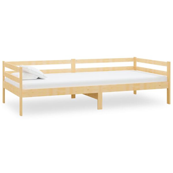 vidaXL Day Bed without Mattress Solid Wood Pine 90x200cm