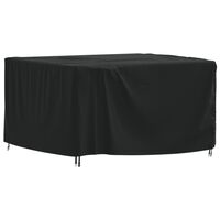 vidaXL Garden Furniture Cover Black 125x125x74 cm 420D Oxford