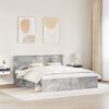 vidaXL Bed Frame with Headboard Concerte 180 x 200 cm Engineered wood