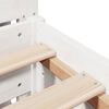 vidaXL Bed Frame without Mattress White 160x200 cm Solid Wood Pine