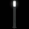 vidaXL Bollard Light with Outlet 80 cm Black IP44